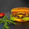 Фото к позиции меню Двойной Хот-burger говяжий