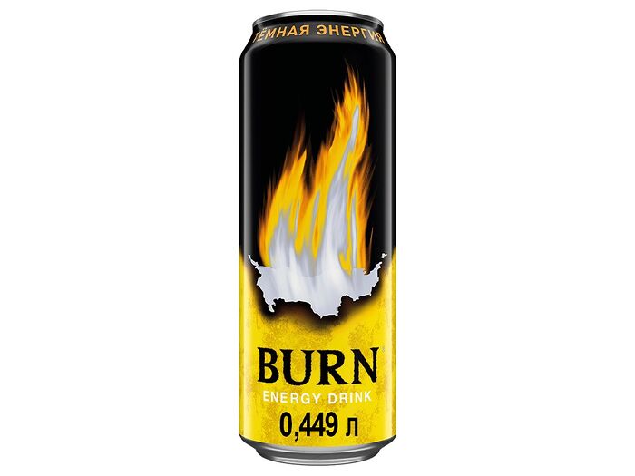 Энергетический напиток Burn Тёмная Энергия, 0,449 мл