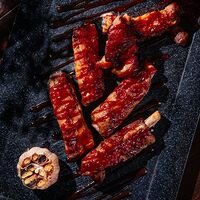 Свиные ребра Мариус в соусе BBQ