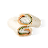 Фото к позиции меню Ролл-сэндвич с лососем и сливочным сыром