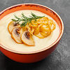 Фото к позиции меню Картофельный суп-пюре с шампиньонами