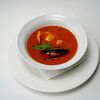 Фото к позиции меню Томатный суп с морепродуктами