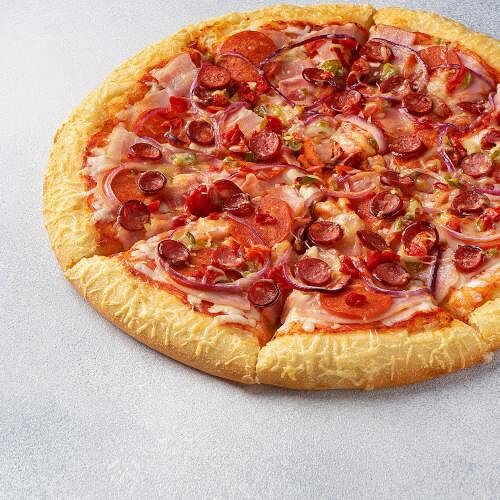 Пицца Сакура 30 см на толстом с сыром