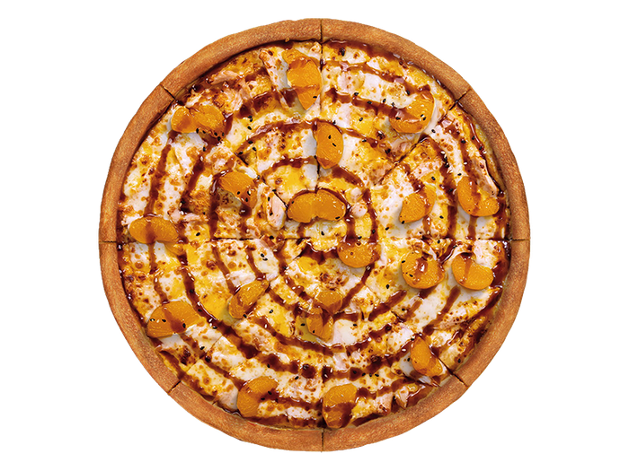 Пицца С курицей и мандаринами (33см)