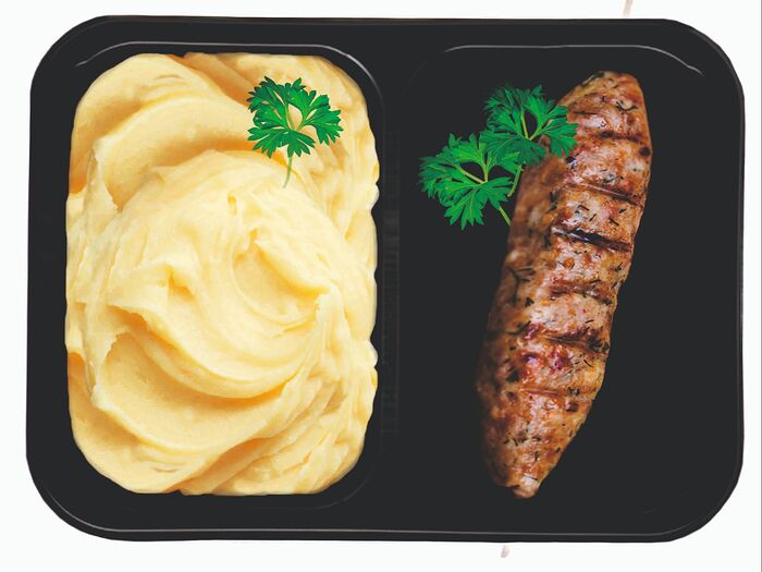 Люля-кебаб с картофельным пюре