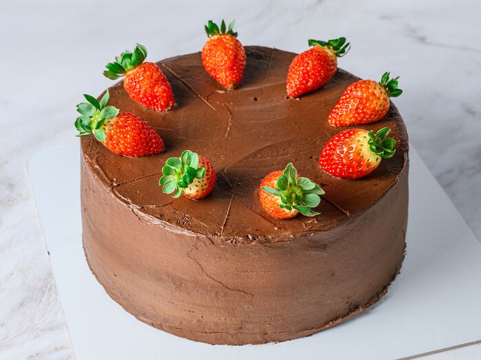 Торт Клубника-шоколад