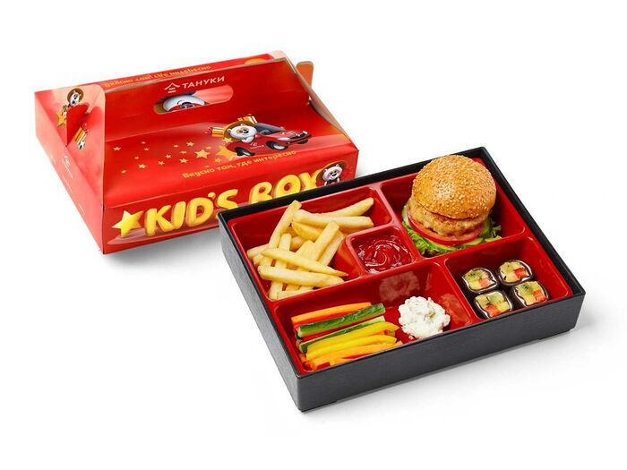 Kids Box с бургером куриным