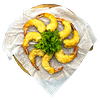 Фото к позиции меню Креветки темпура с соусом спайси