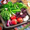 Фото к позиции меню Букет из овощей и свежей зелени