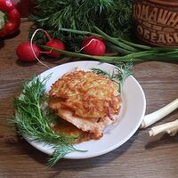 Драники картофельные с курицей