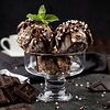 Фото к позиции меню Шарик мороженого Шоколадный микс