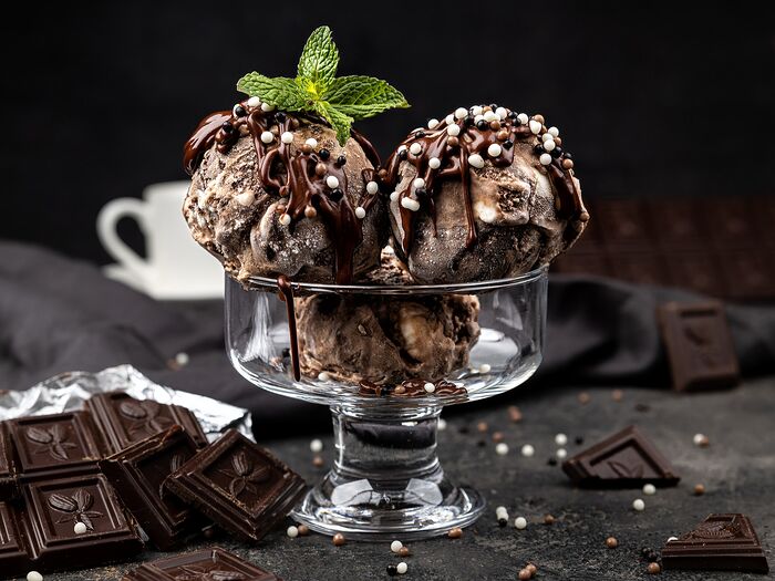 Шарик мороженого Шоколадный микс