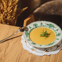 Чечевичный крем-суп с кукурузой