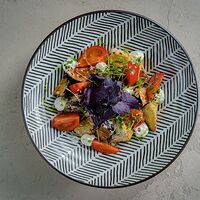 Хит-салат из хрустящих баклажанов