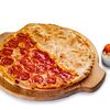 Фото к позиции меню Пицца Пепперони & Кальцоне с ветчиной