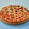 Фото к позиции меню Пицца Четыре сезона на тонком тесте 30 см