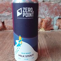 Пиво Безалкогольное Zero Point Milk Stout Silk Road