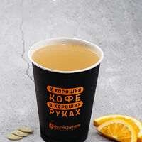 Чай апельсин-имбирь