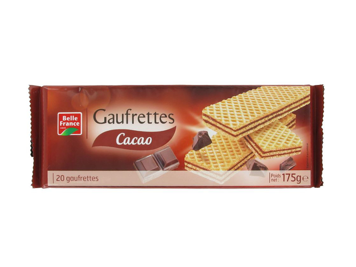 Gaufrette cacao b. france