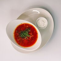 Борщ с квашенной капустой