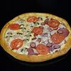 Фото к позиции меню Пицца 50/50 Мясная гранде и пицца с курицей и грибами
