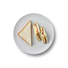 Фото к позиции меню Сэндвич с беконом и яйцом