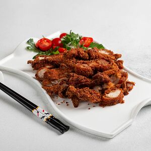 Жареная курица в хрустящей корочке