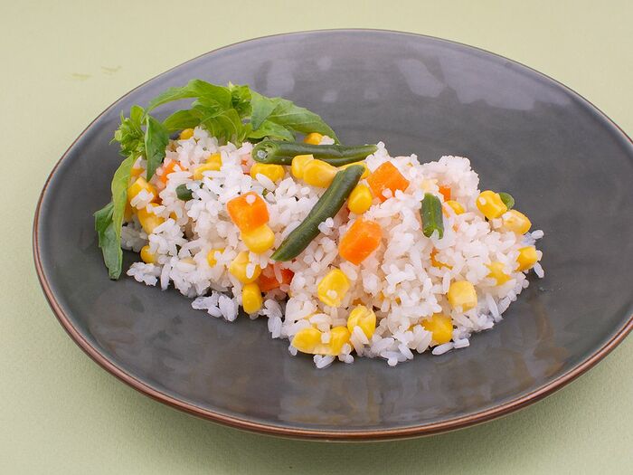 Овощной микс с рисом
