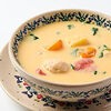 Фото к позиции меню Сырный суп с фрикадельками из индейки