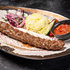 Фото к позиции меню Урфа-кебаб с мангала с турецким рисом