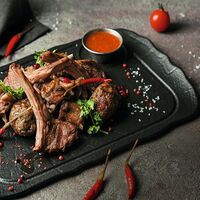 Мясное ассорти из баранины на углях