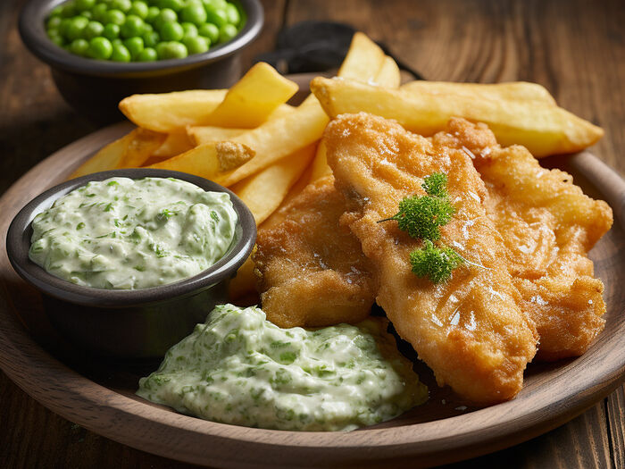 Beer battered fish fillet