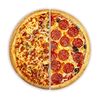 Фото к позиции меню Пицца Мясной пир и Пеперони