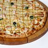 Фото к позиции меню Пицца с семгой и креветками 35 см