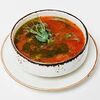 Фото к позиции меню Томатный суп с фрикадельками
