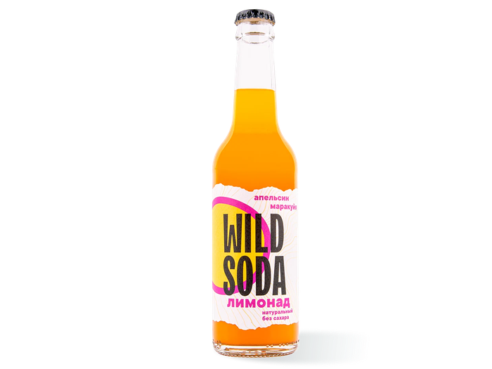 Лимонад Wild Soda Апельсин-маракуйя