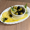 Фото к позиции меню Ассорти с оливками и маслинами