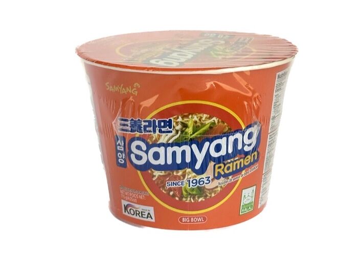 Лапша Samyang Биг боул острая со вкусом говядины