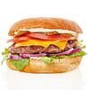 Фото к позиции меню Чизбургер с говяжьей котлетой