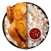 Фото к позиции меню Курица гриль с рисом