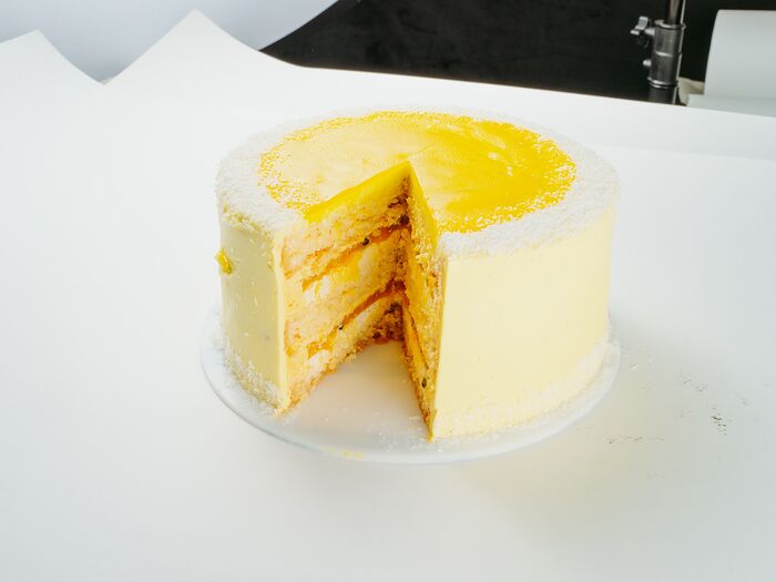 Торт Кокос-манго-маракуйя