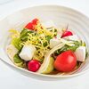 Фото к позиции меню Домашний салат из овощей с Брынзой