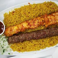 Сет из люля-кебаб с рисом