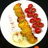 Фото к позиции меню Шашлык из куриного филе в шафрановом маринаде