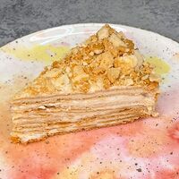 Торт Наполеон (веган, без глютена, без сахара)