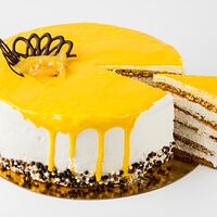 Торт Медовик лимонно-имбирный