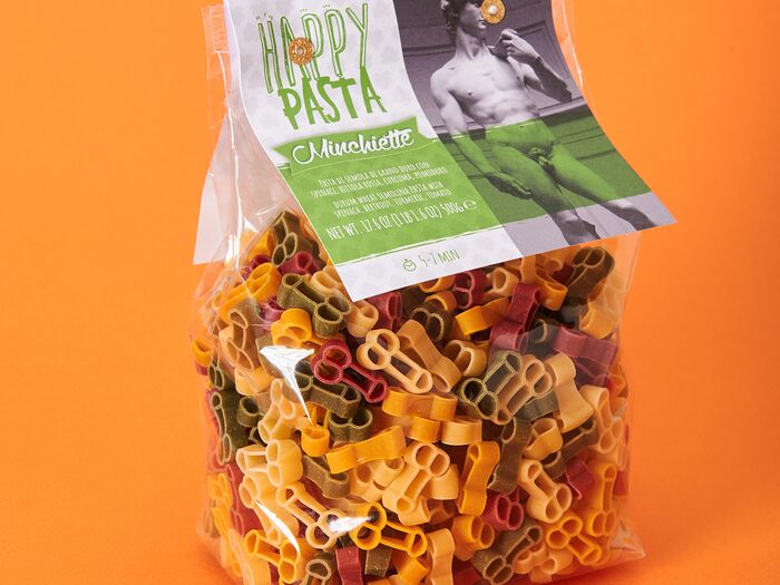 Макаронные изделия Dalla Costa Happy Pasta Minchiette со шпинатом и томатами