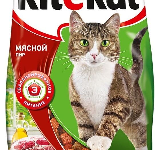 Корм для кошек сухой Мясной пир Kitekat 1,9кг