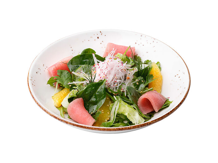 Сашими салат с тунцом