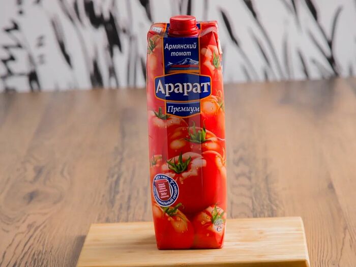 Томатный сок с солью с мякотью Ararat Premium